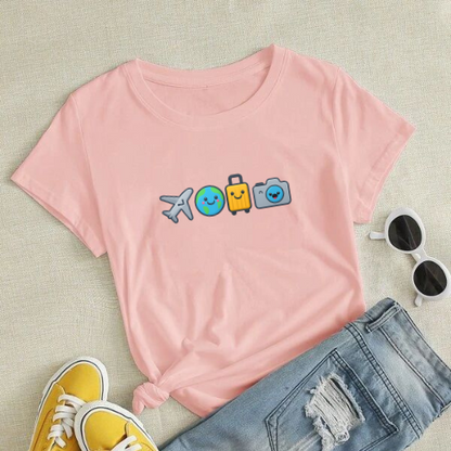 Women’s Half Sleeve Travel T-Shirt