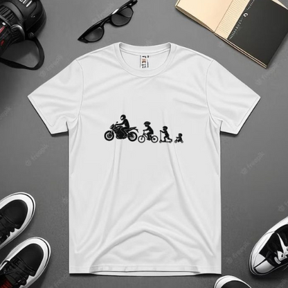Rider's Evolution Graphic Men's T-Shirt – Life on Two Wheels