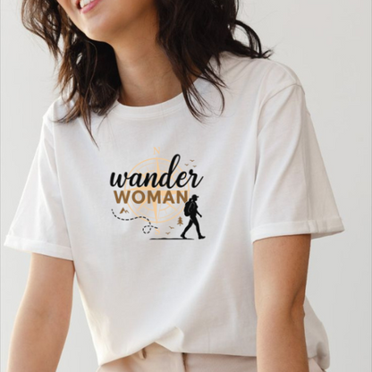 Wander Woman Half Sleeve T-Shirt for Women