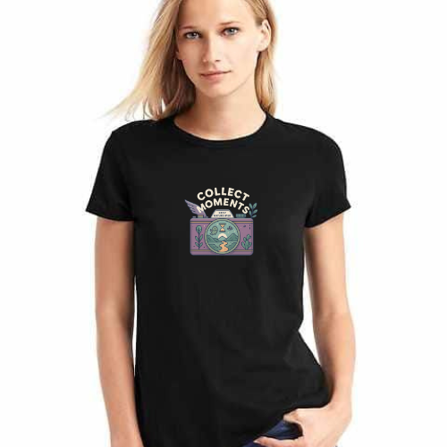 Women Half Sleeve Travel T Shirt