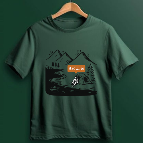 Nature Camper Women's Half Sleeve T-Shirt