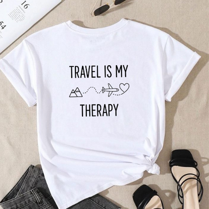 Travel Is My Therapy – Women’s T-Shirt