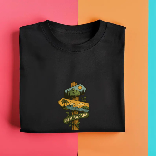 Dil Se Awaara – Wanderer’s Spirit T-Shirt