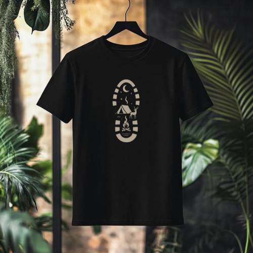 Campfire Trails – Men’s Outdoor Graphic T-Shirt